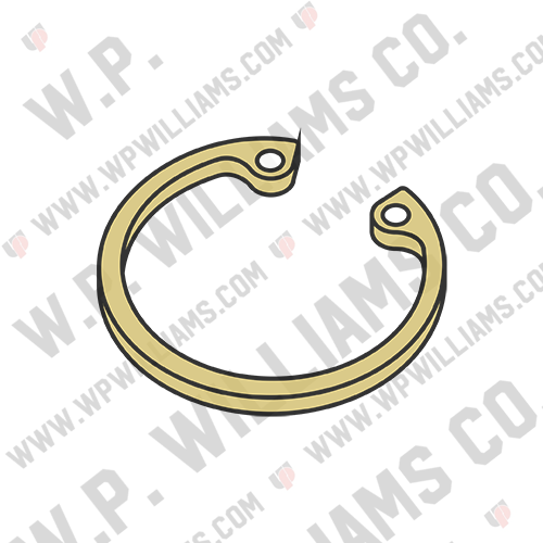 MS16625 Military Internal Retaining Ring Cadmium Dichromate Yellow
