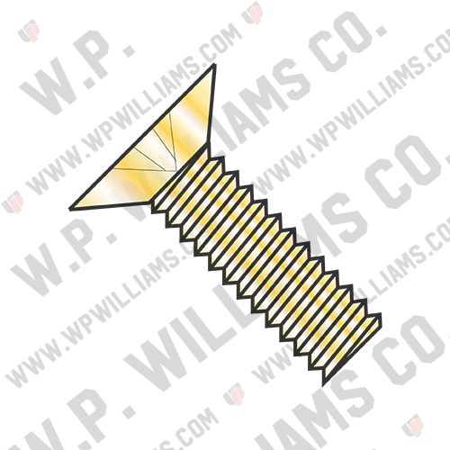 MS24693 Military Phillips Flat 100 Degree Full Thread Machine Screw Cadmium