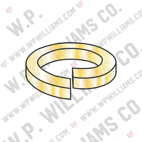 MS35338, Military Split Lock Washer Zinc II