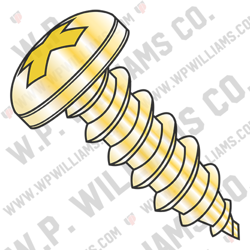 MS51861 Military Phillips Pan Type AB Sheet Metal Screw Cadmium