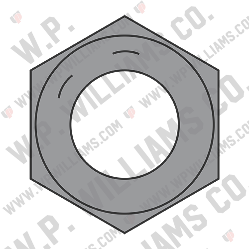 Coarse Thread Finished Hex Nut Grade 8 Plain