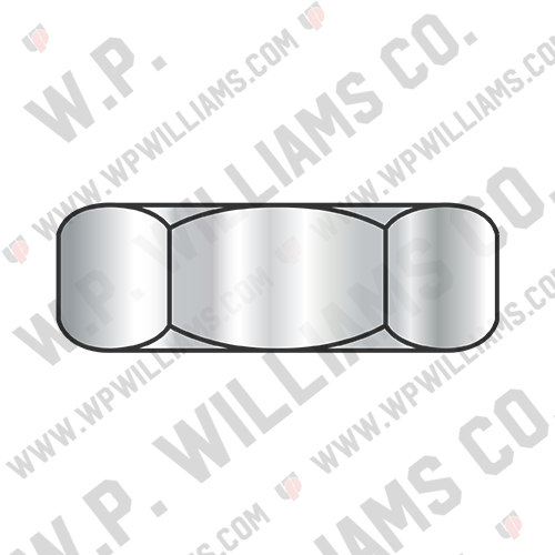 Standard Pattern Hex Machine Screw Nut 18 8 Stainless Steel