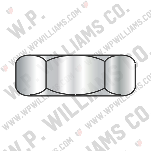 Standard Pattern Hex Machine Screw Nut 316 Stainless Steel