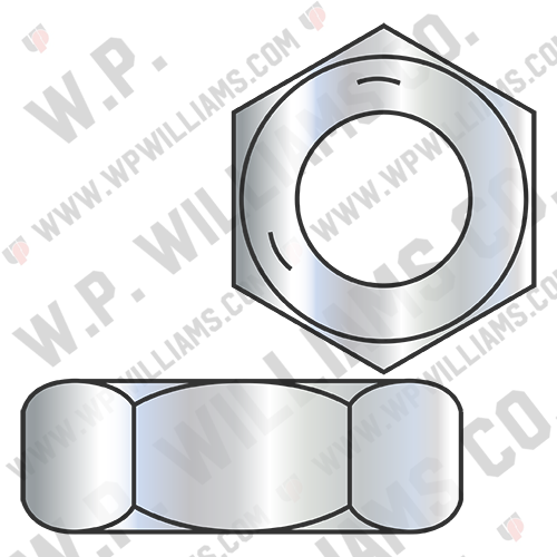 Hex Jam Nut Grade 5 Zinc