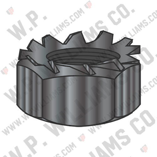 K Lock Hex Nut Black Oxide