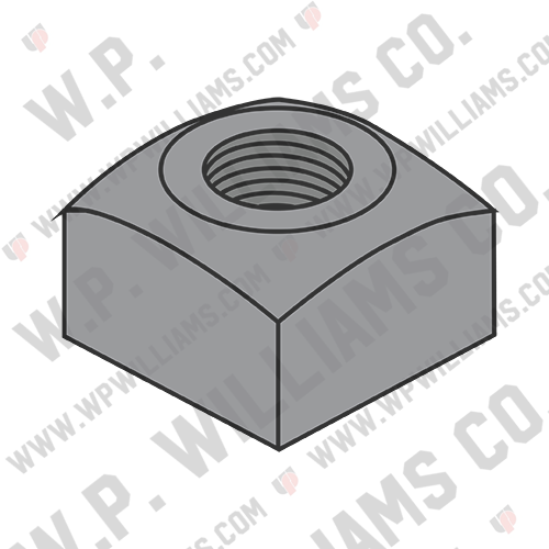 Heavy Square Nut Plain