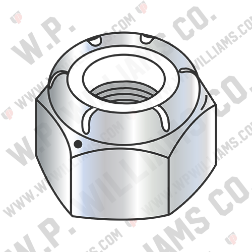 Nylon Insert Hex Locknut NE Light Hex Standard Height Grade 5 Zinc