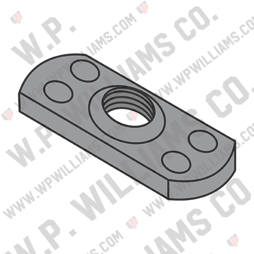 Multi Projection Tab Weld Nut Plain