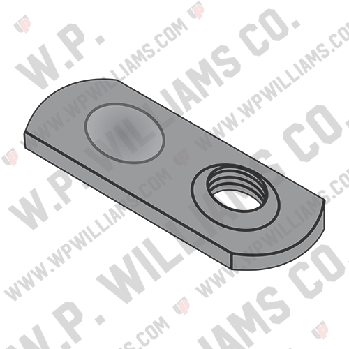 Weld Nut Thin Target Area Plain Steel