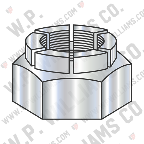 Flex Type Hex Lock Nut Full Height Heavy Hex Cadmium and Wax