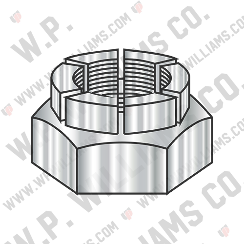 Flex Type Hex Lock Nut Thin Height Light 18-8 Stainless Steel