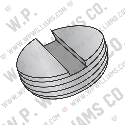 Slotted Pipe Plug Die Cast Zinc Alloy