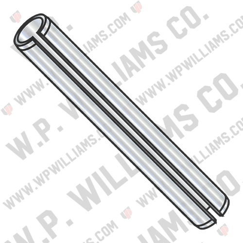 Spring Pin Slotted Mechanical Zinc