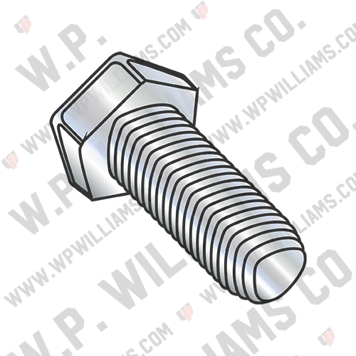 Unslot Ind Hex Head Taptite AlternativeThread Roll Screw Full Thrd Zinc Bake Wax