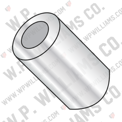 One Eighth Round Spacer Aluminum