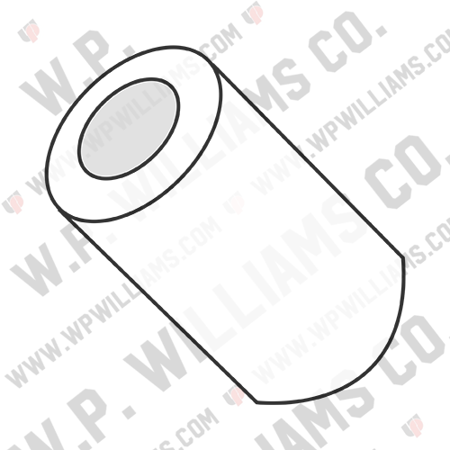 Five Sixteenths Round Spacer Nylon