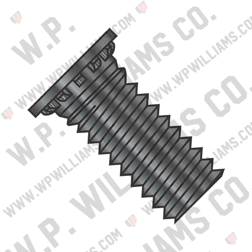 Self Clinching Stud F/T Hardened Steel Heat Treated Black Oxide and Oil