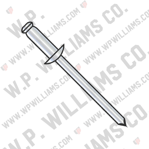 Steel Zinc Rivet With Steel Mandrel