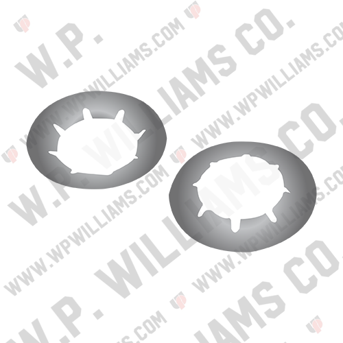 Round Spring Steel Stud Receiver Black Phosphate