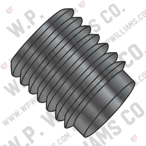 Coarse Thread Socket Set Screw Half Dog Point Plain Made In USA