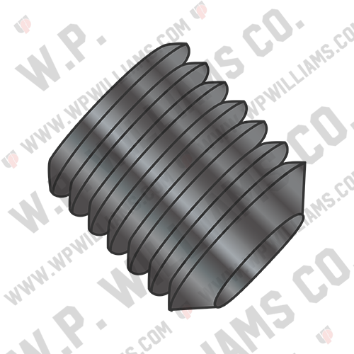 Fine Thread Socket Set Screw Flat Point Plain