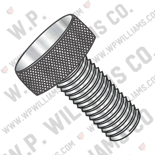 Knurled Thumb Screw Full Thread 18 8 Stainless Steel