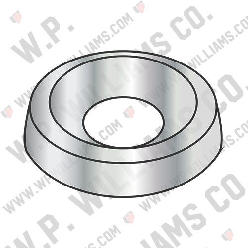 Countersunk Finishing Washer Nickel