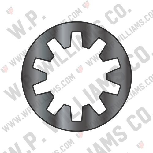 Internal Tooth Lock Washer Black Oxide