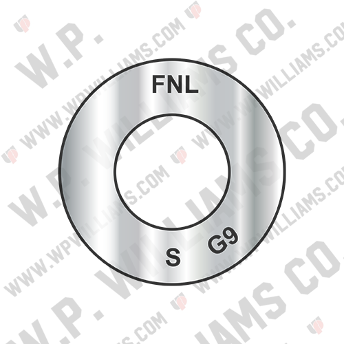 SAE Flat Washer Grade 9 Gray/Silver 1,000 Hr Corrosion Resistant