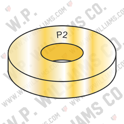 S A E Through Hardened Washer Zinc Yellow