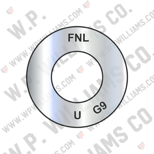 USS Flat Washer Grade 9 Gray/Silver 1,000 Hr Corrosion Resistant